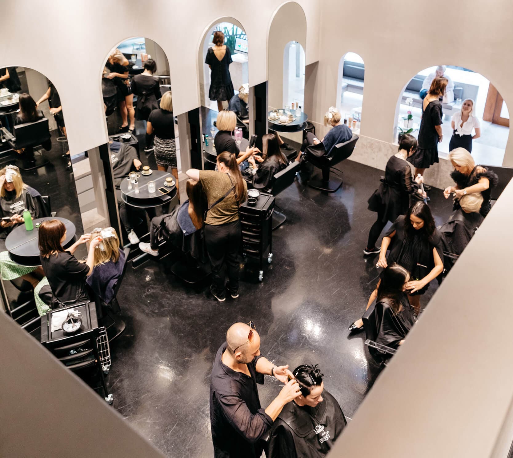 Inside Salon X Papas, Newstead